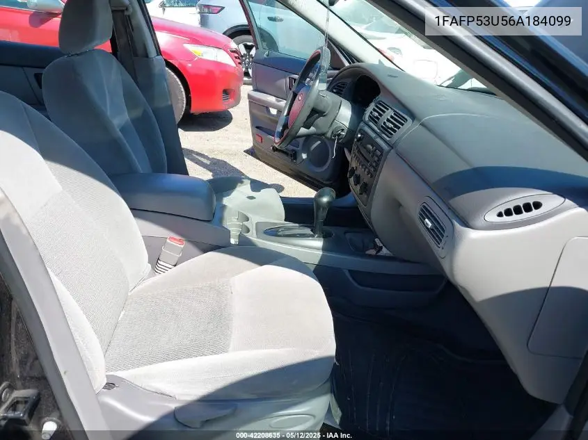 2006 Ford Taurus Se VIN: 1FAFP53U56A184099 Lot: 42208635