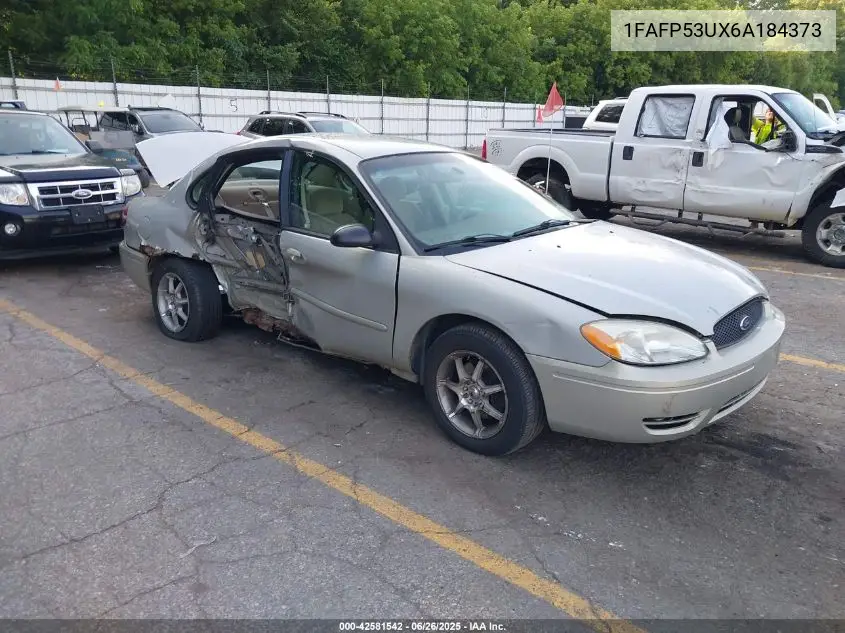 2006 Ford Taurus Se VIN: 1FAFP53UX6A184373 Lot: 42581542