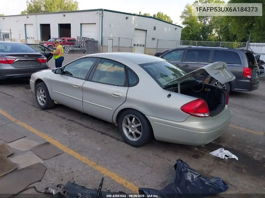 2006 Ford Taurus Se VIN: 1FAFP53UX6A184373 Lot: 42581542