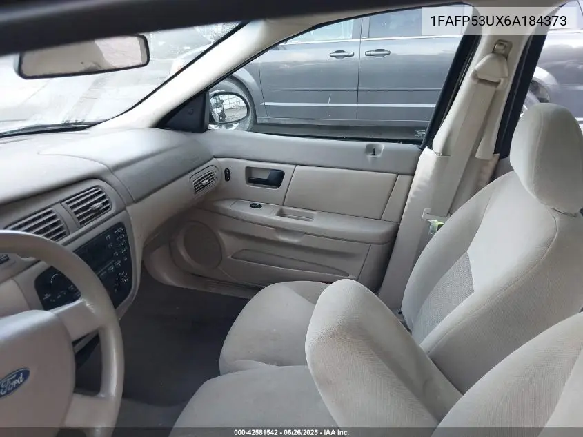 2006 Ford Taurus Se VIN: 1FAFP53UX6A184373 Lot: 42581542