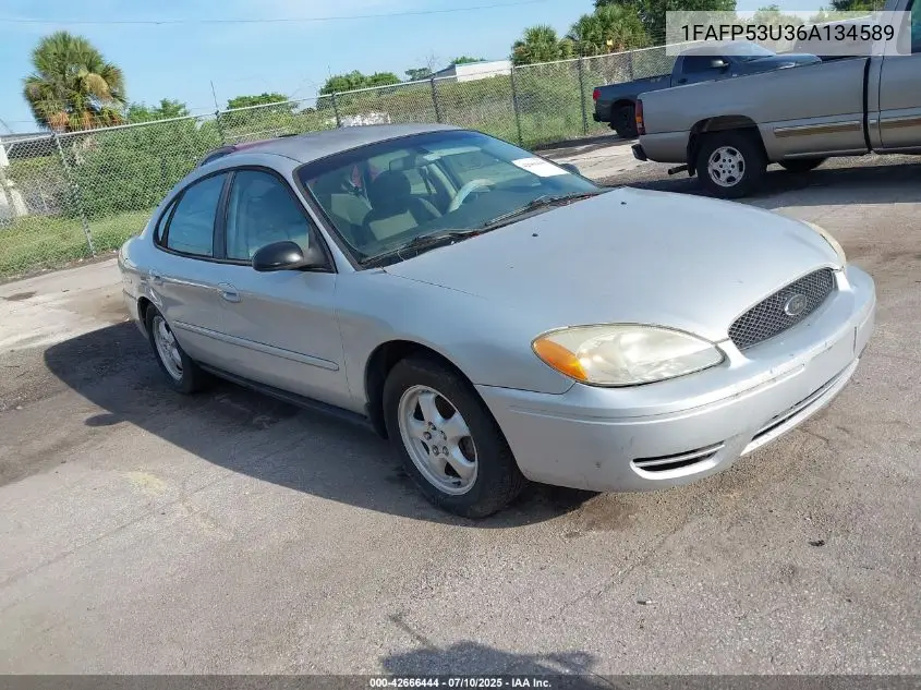 2006 Ford Taurus Se VIN: 1FAFP53U36A134589 Lot: 42666444