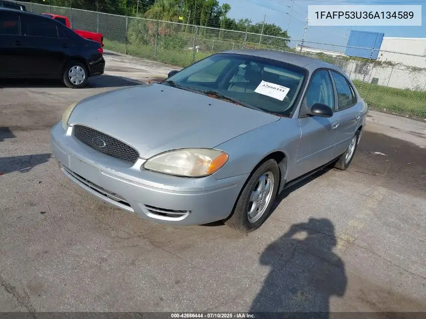 2006 Ford Taurus Se VIN: 1FAFP53U36A134589 Lot: 42666444