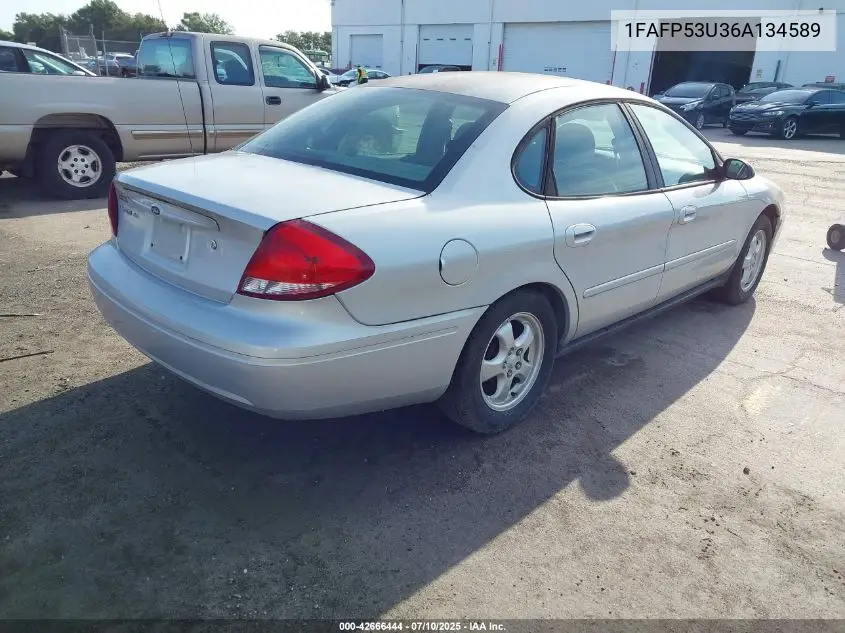 2006 Ford Taurus Se VIN: 1FAFP53U36A134589 Lot: 42666444