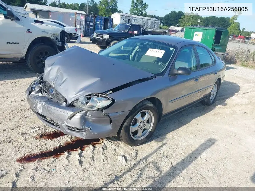 2006 Ford Taurus Se VIN: 1FAFP53U16A256805 Lot: 42721131