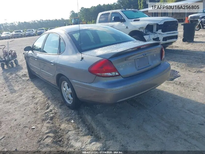 2006 Ford Taurus Se VIN: 1FAFP53U16A256805 Lot: 42721131