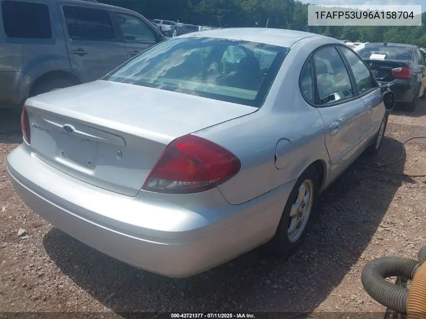 2006 Ford Taurus Se VIN: 1FAFP53U96A158704 Lot: 42721377