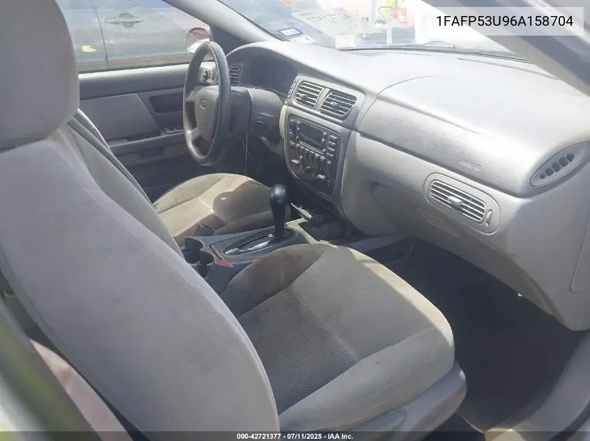 2006 Ford Taurus Se VIN: 1FAFP53U96A158704 Lot: 42721377