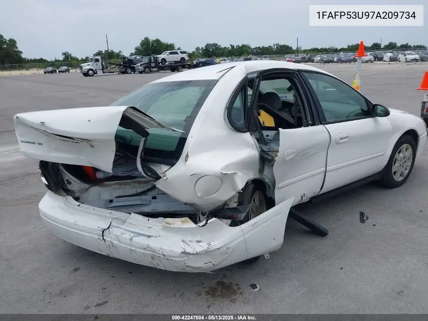 2007 Ford Taurus Se VIN: 1FAFP53U97A209734 Lot: 42247804