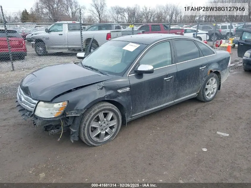2008 Ford Taurus Limited VIN: 1FAHP28W38G127966 Lot: 41681314