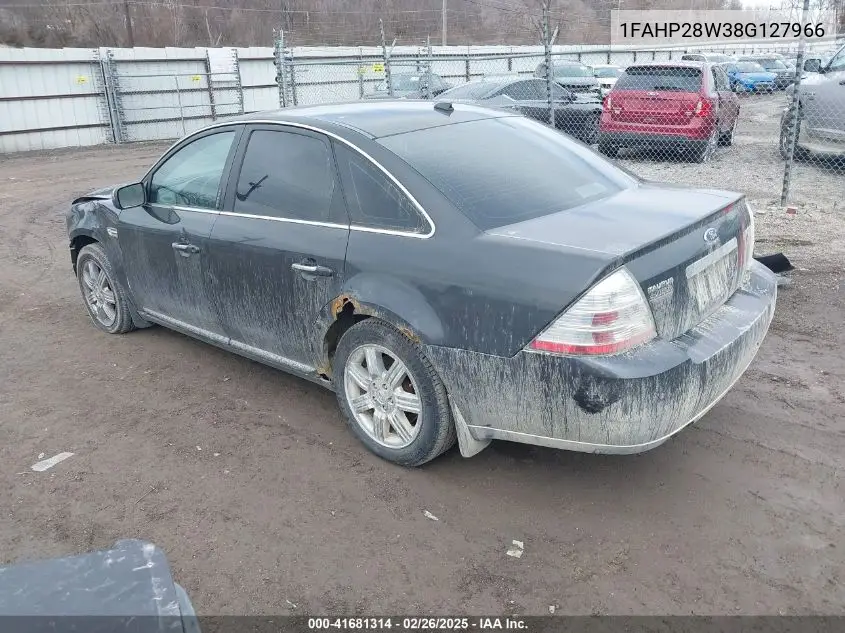 2008 Ford Taurus Limited VIN: 1FAHP28W38G127966 Lot: 41681314