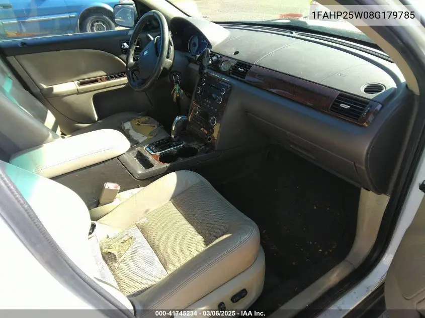 2008 Ford Taurus Limited VIN: 1FAHP25W08G179785 Lot: 41745234