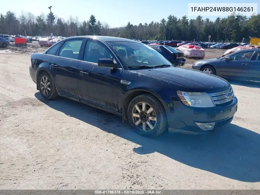 2008 Ford Taurus Sel VIN: 1FAHP24W88G146261 Lot: 41796378