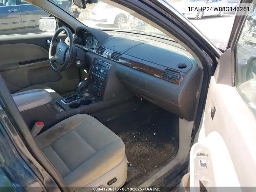 2008 Ford Taurus Sel VIN: 1FAHP24W88G146261 Lot: 41796378