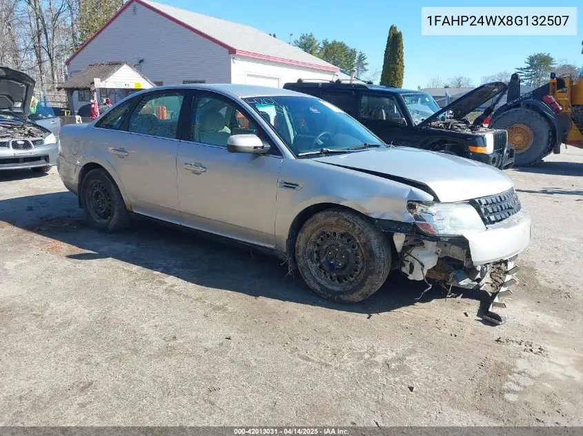 2008 Ford Taurus Sel VIN: 1FAHP24WX8G132507 Lot: 42013031