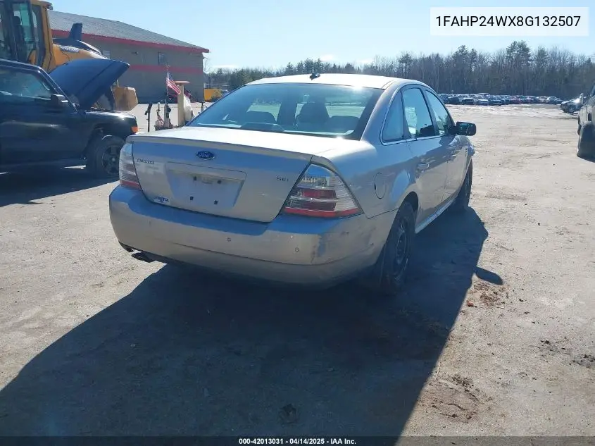 2008 Ford Taurus Sel VIN: 1FAHP24WX8G132507 Lot: 42013031