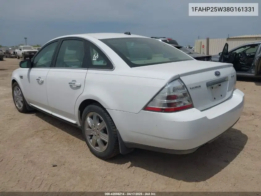 2008 Ford Taurus Limited VIN: 1FAHP25W38G161331 Lot: 42056214