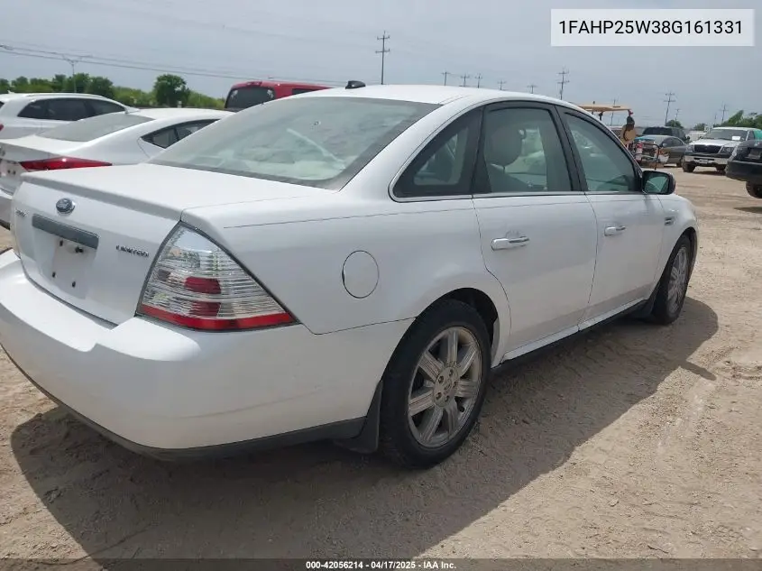 2008 Ford Taurus Limited VIN: 1FAHP25W38G161331 Lot: 42056214