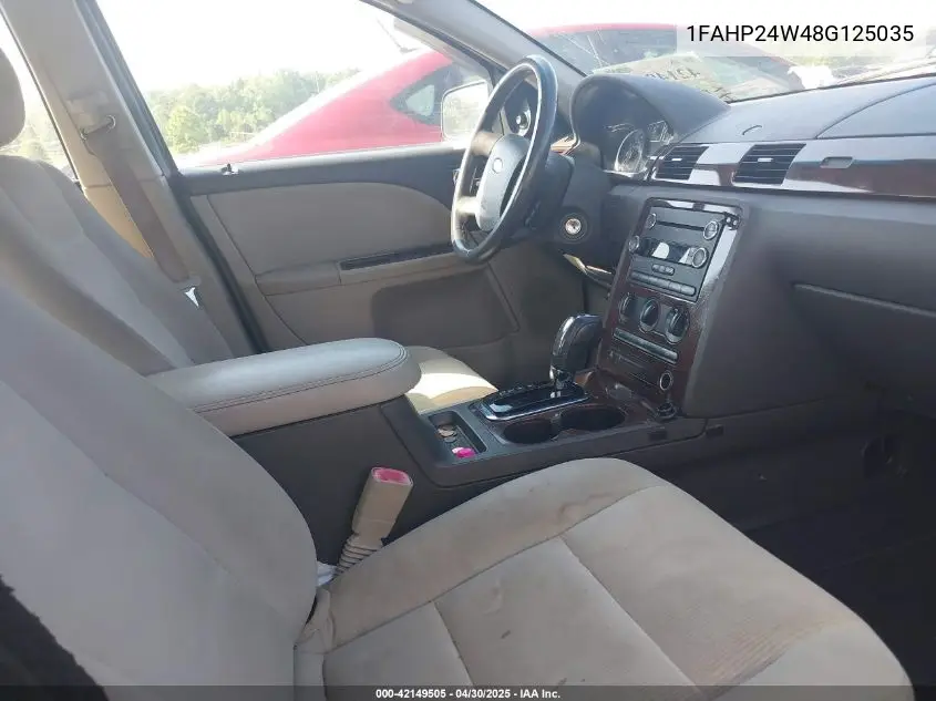 2008 Ford Taurus Sel VIN: 1FAHP24W48G125035 Lot: 42149505