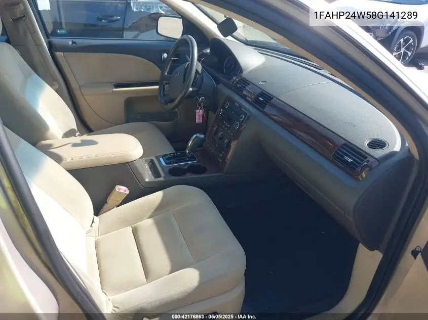 2008 Ford Taurus Sel VIN: 1FAHP24W58G141289 Lot: 42176863