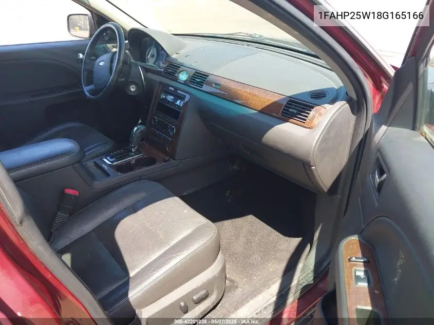 2008 Ford Taurus Limited VIN: 1FAHP25W18G165166 Lot: 42201036