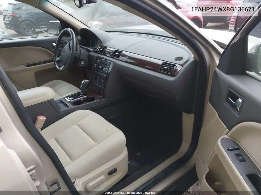 2008 Ford Taurus Sel VIN: 1FAHP24WX8G136671 Lot: 42204153