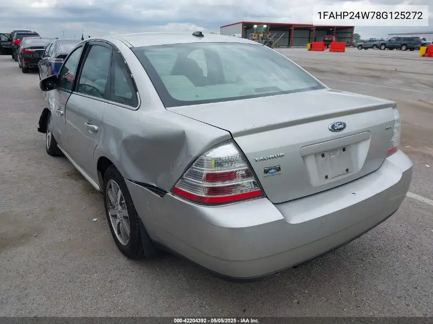 2008 Ford Taurus Sel VIN: 1FAHP24W78G125272 Lot: 42204392