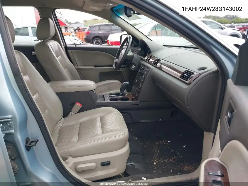 2008 Ford Taurus Sel VIN: 1FAHP24W28G143002 Lot: 42247819