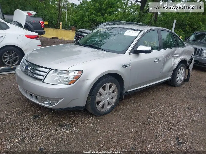2008 Ford Taurus Limited VIN: 1FAHP25WX8G185318 Lot: 42298692