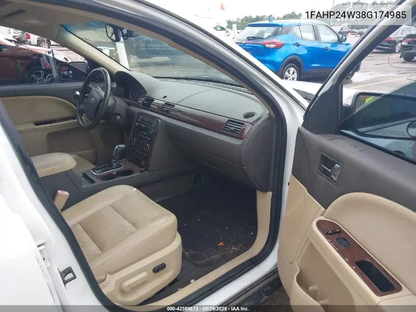 2008 Ford Taurus Sel VIN: 1FAHP24W38G174985 Lot: 42369572