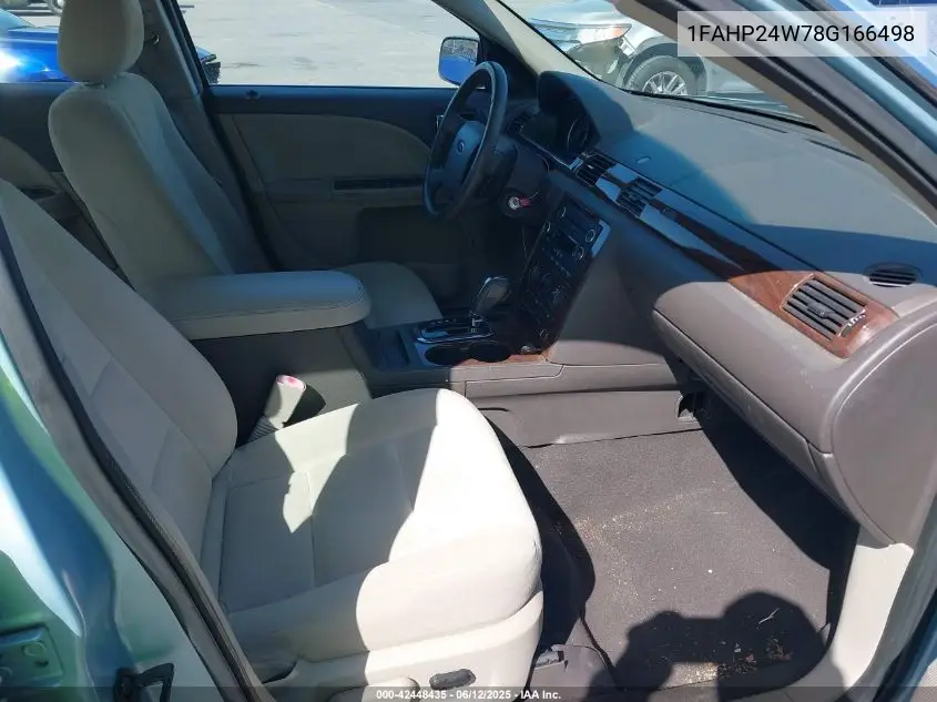 2008 Ford Taurus Sel VIN: 1FAHP24W78G166498 Lot: 42448435