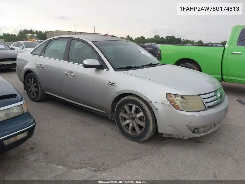 2008 Ford Taurus Sel VIN: 1FAHP24W78G174813 Lot: 42482599