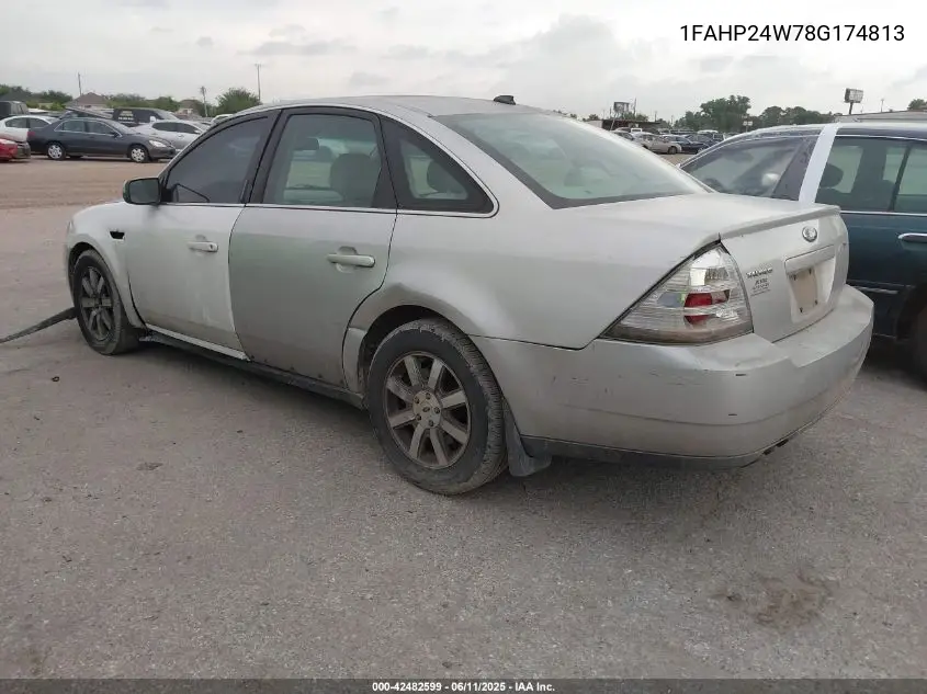 2008 Ford Taurus Sel VIN: 1FAHP24W78G174813 Lot: 42482599