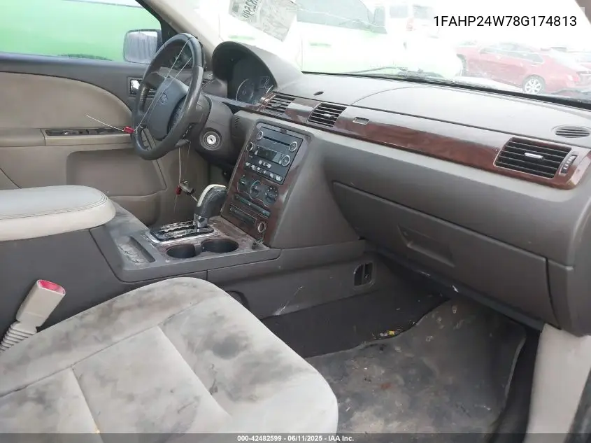 2008 Ford Taurus Sel VIN: 1FAHP24W78G174813 Lot: 42482599