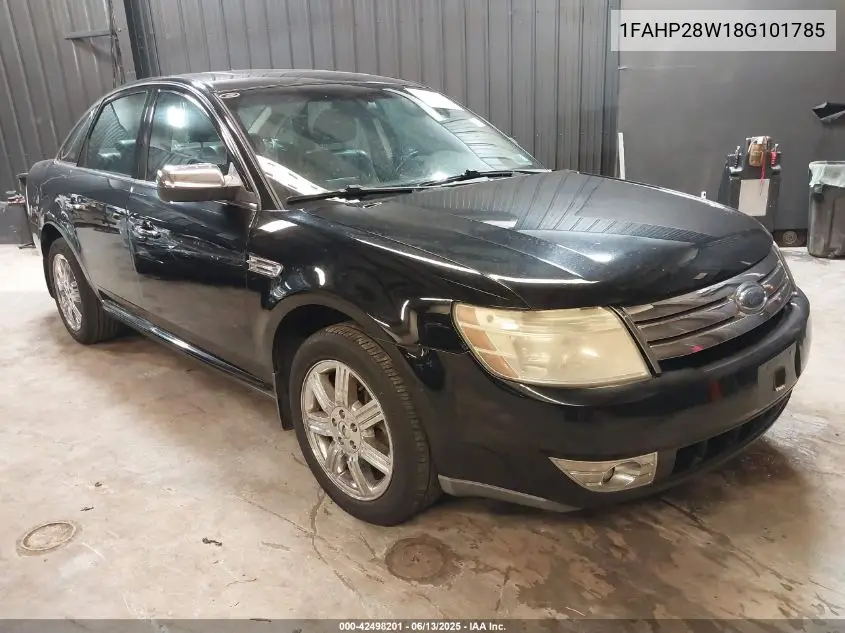 2008 Ford Taurus Limited VIN: 1FAHP28W18G101785 Lot: 42498201