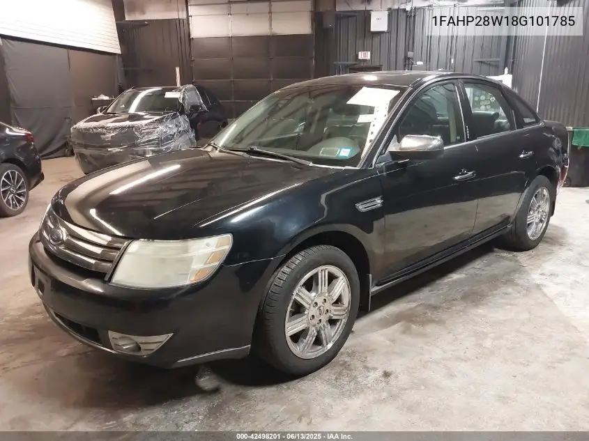 2008 Ford Taurus Limited VIN: 1FAHP28W18G101785 Lot: 42498201