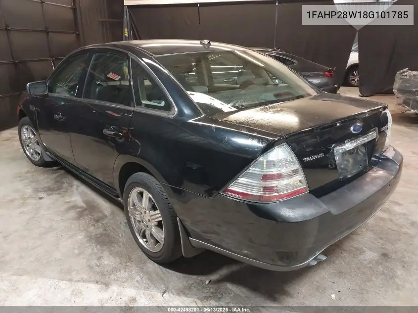2008 Ford Taurus Limited VIN: 1FAHP28W18G101785 Lot: 42498201