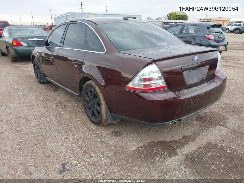 2009 Ford Taurus Sel VIN: 1FAHP24W39G120054 Lot: 42591956
