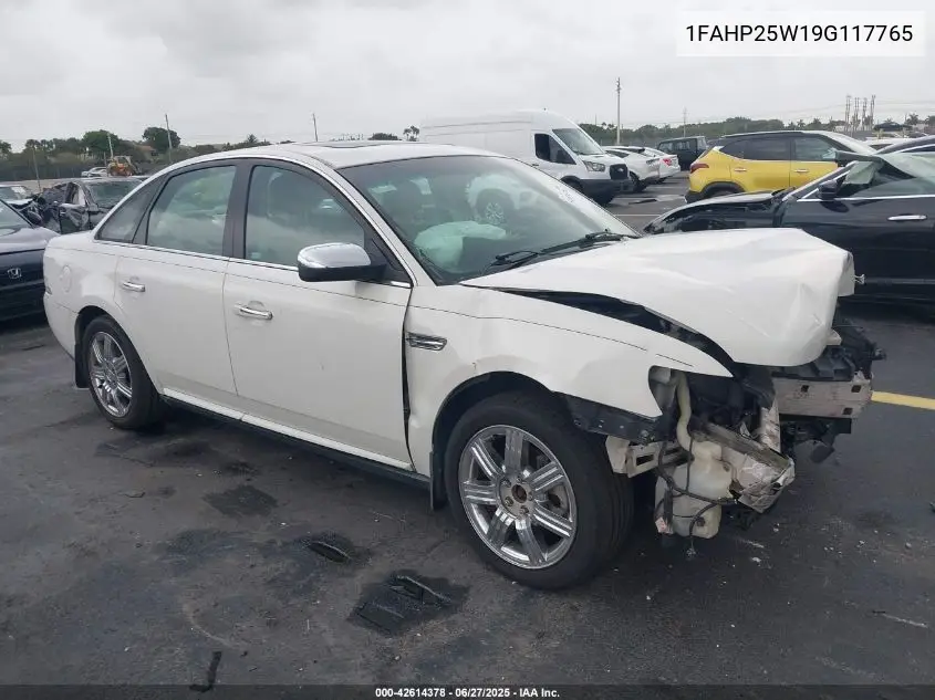 2009 Ford Taurus Limited VIN: 1FAHP25W19G117765 Lot: 42614378
