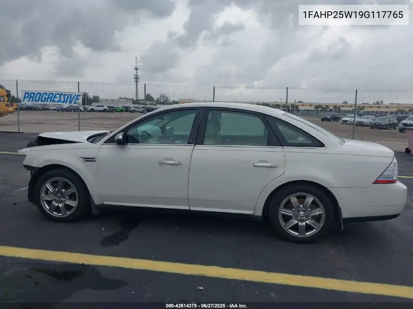 2009 Ford Taurus Limited VIN: 1FAHP25W19G117765 Lot: 42614378