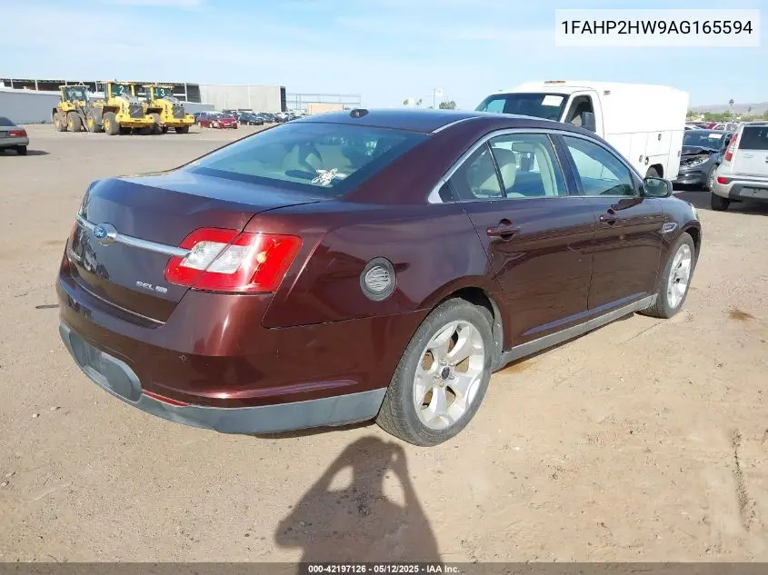 2010 Ford Taurus Sel VIN: 1FAHP2HW9AG165594 Lot: 42197126