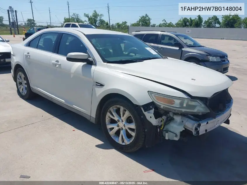 2011 Ford Taurus Sel VIN: 1FAHP2HW7BG148004 Lot: 42245047