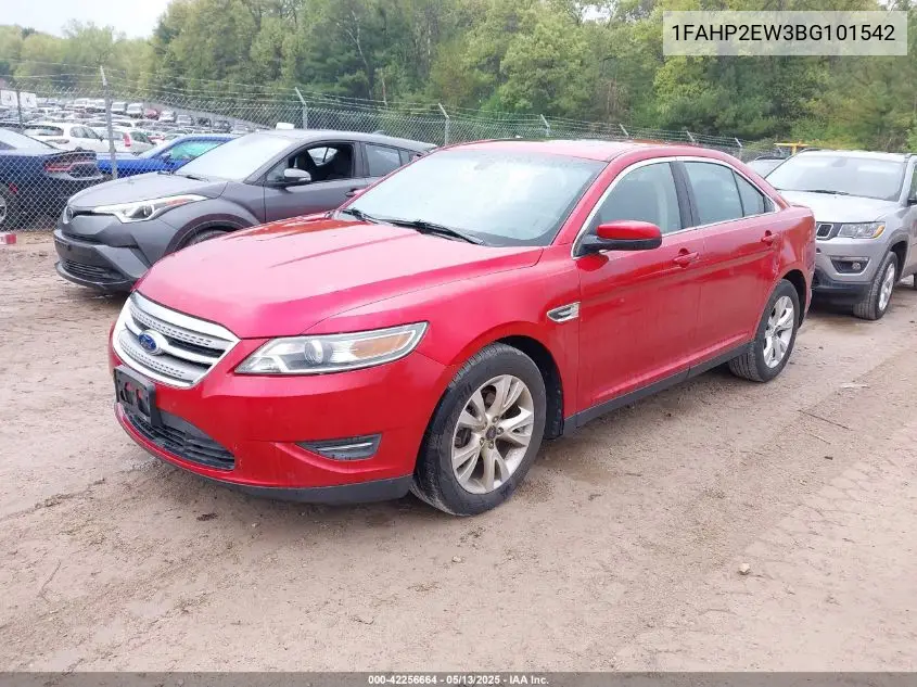 2011 Ford Taurus Sel VIN: 1FAHP2EW3BG101542 Lot: 42256664