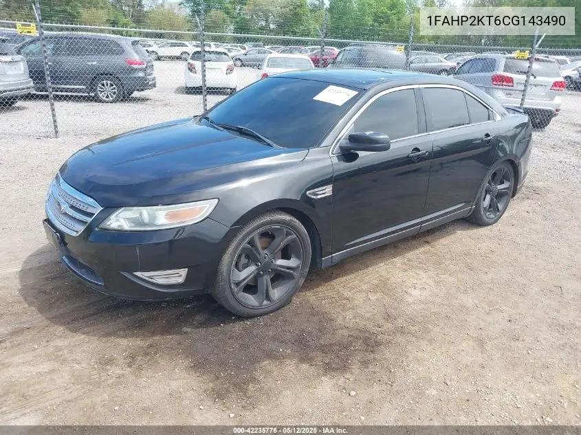 2012 Ford Taurus Sho VIN: 1FAHP2KT6CG143490 Lot: 42235776