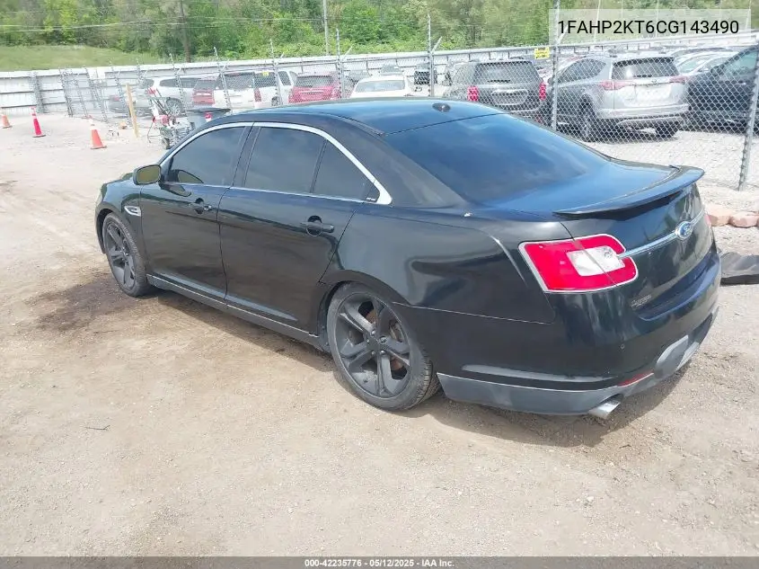 2012 Ford Taurus Sho VIN: 1FAHP2KT6CG143490 Lot: 42235776