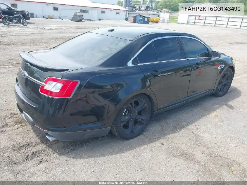 2012 Ford Taurus Sho VIN: 1FAHP2KT6CG143490 Lot: 42235776