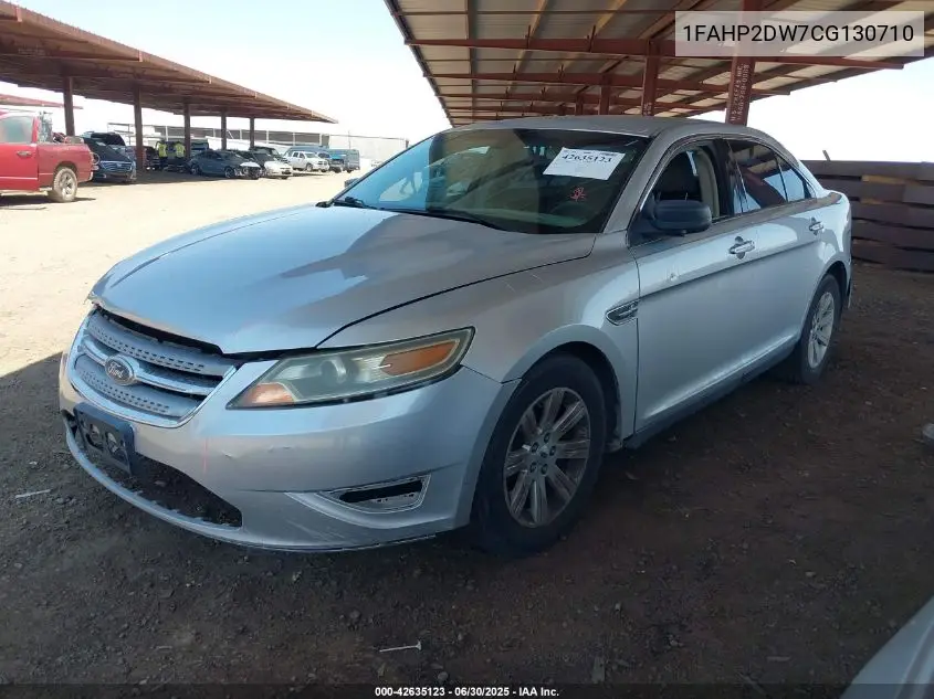 2012 Ford Taurus Se VIN: 1FAHP2DW7CG130710 Lot: 42635123
