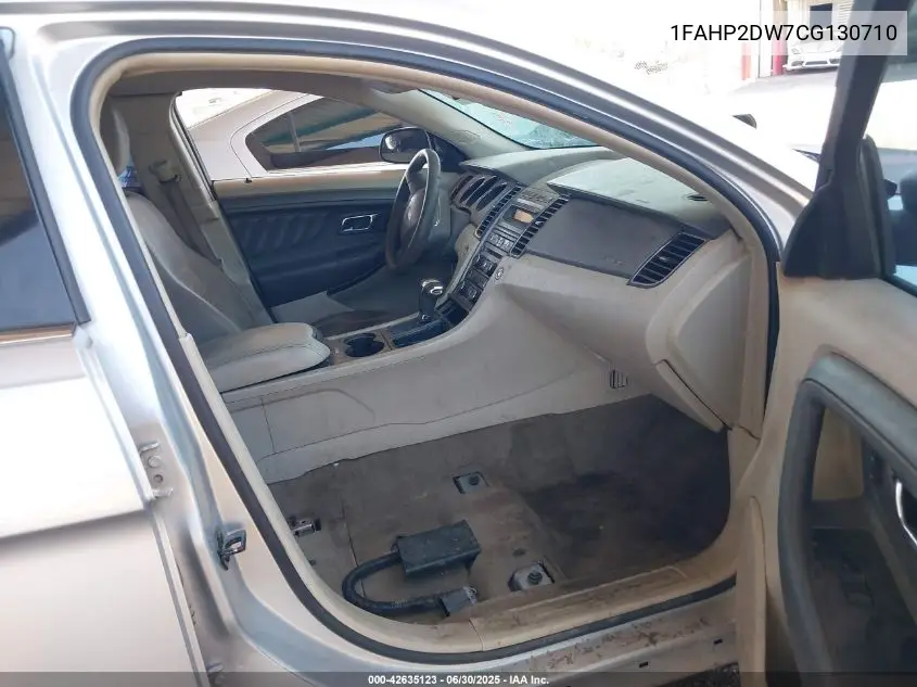 2012 Ford Taurus Se VIN: 1FAHP2DW7CG130710 Lot: 42635123