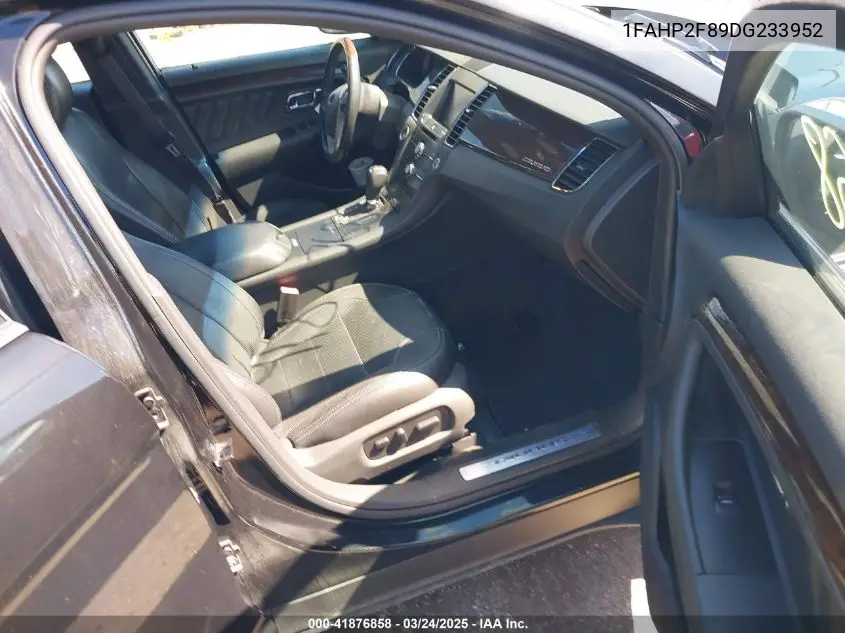 2013 Ford Taurus Limited VIN: 1FAHP2F89DG233952 Lot: 41876858