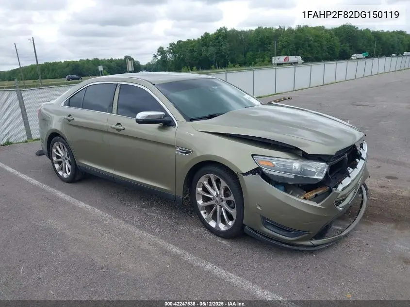 2013 Ford Taurus Limited VIN: 1FAHP2F82DG150119 Lot: 42247538