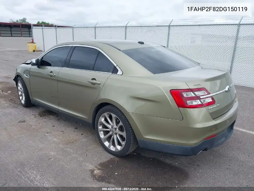 2013 Ford Taurus Limited VIN: 1FAHP2F82DG150119 Lot: 42247538